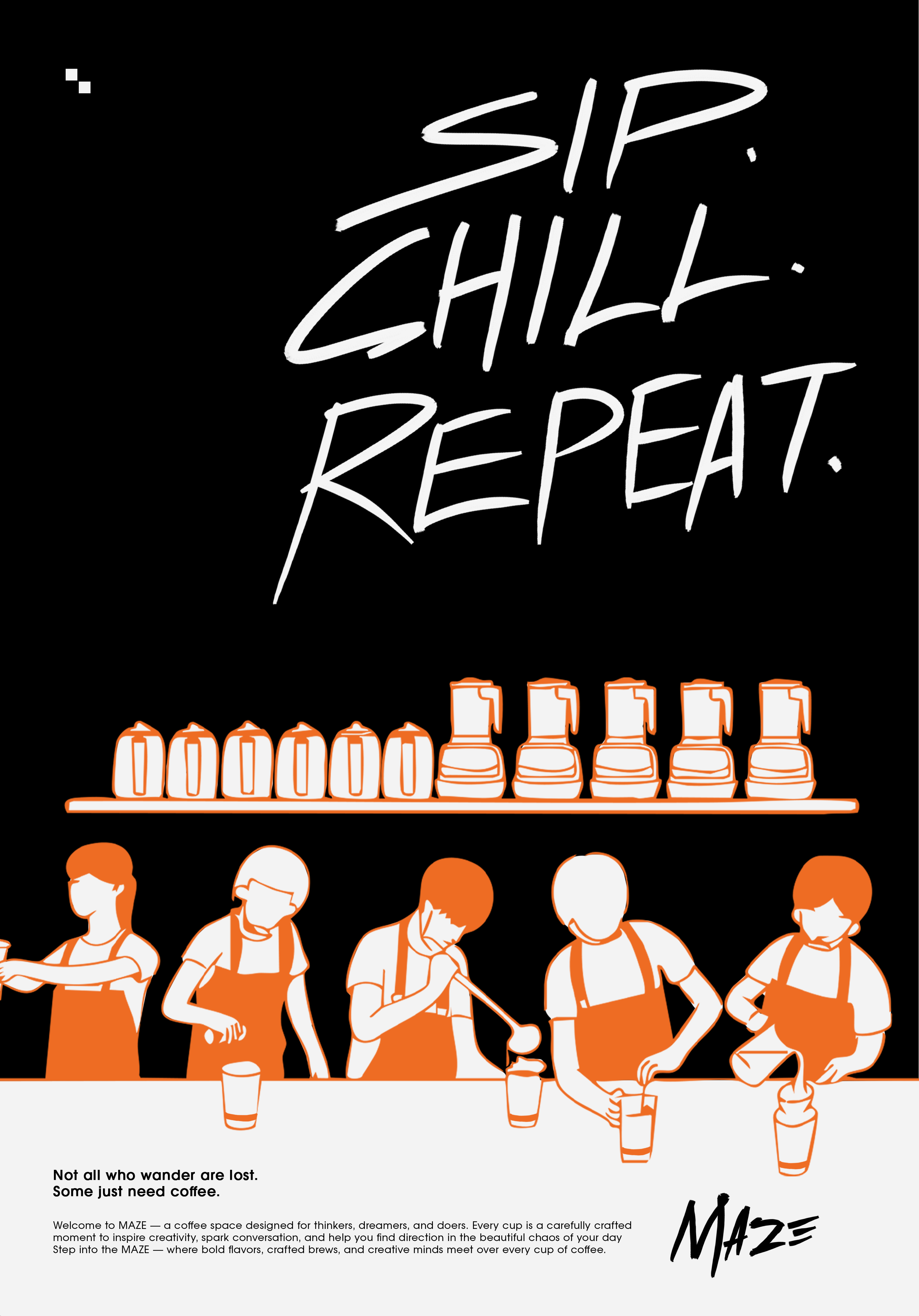 Maze — Sip. Chill. Repeat.